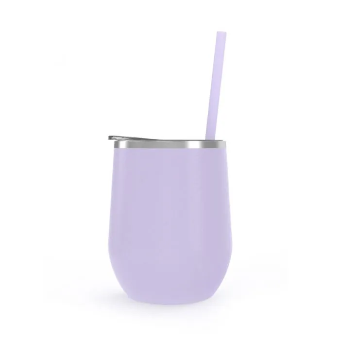 12 oz. Stainless Steel Wine Tumblers - Matte Finish