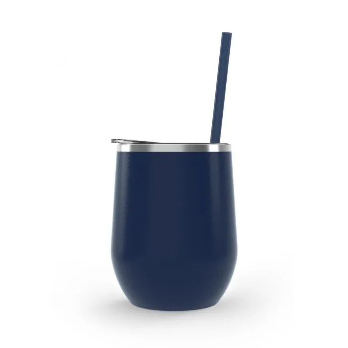 12 oz. Stainless Steel Wine Tumblers - Matte Finish