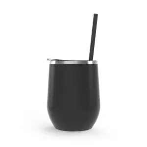 12 oz. Stainless Steel Wine Tumblers - Matte Finish