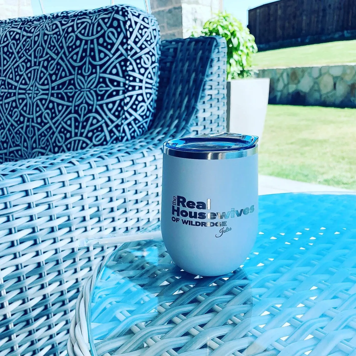 12 oz. Stainless Steel Wine Tumblers - Matte Finish