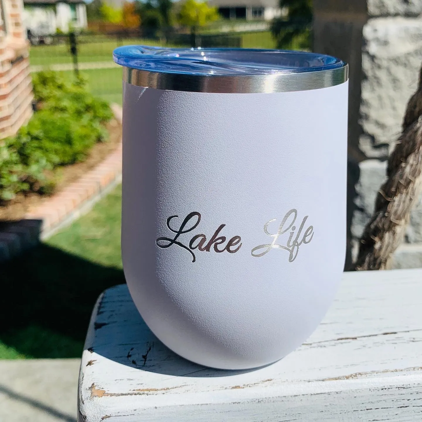 12 oz. Stainless Steel Wine Tumblers - Matte Finish