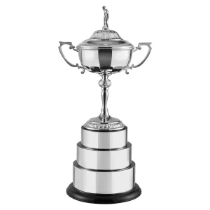 17.5in Silver Match Play Ryder Cup on 3-Tier Base
