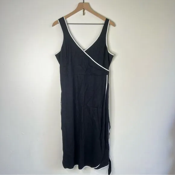 1901‎ black with white trim Sundress