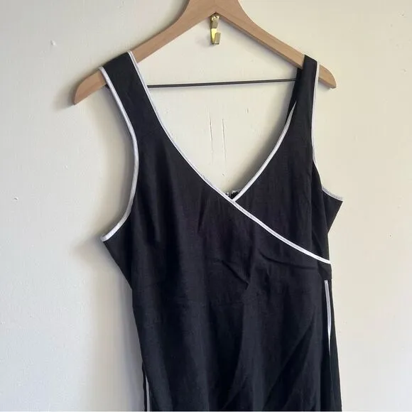 1901‎ black with white trim Sundress