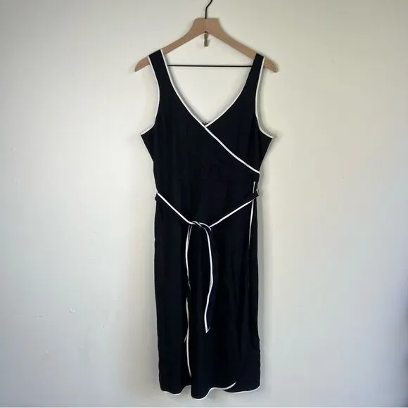 1901‎ black with white trim Sundress
