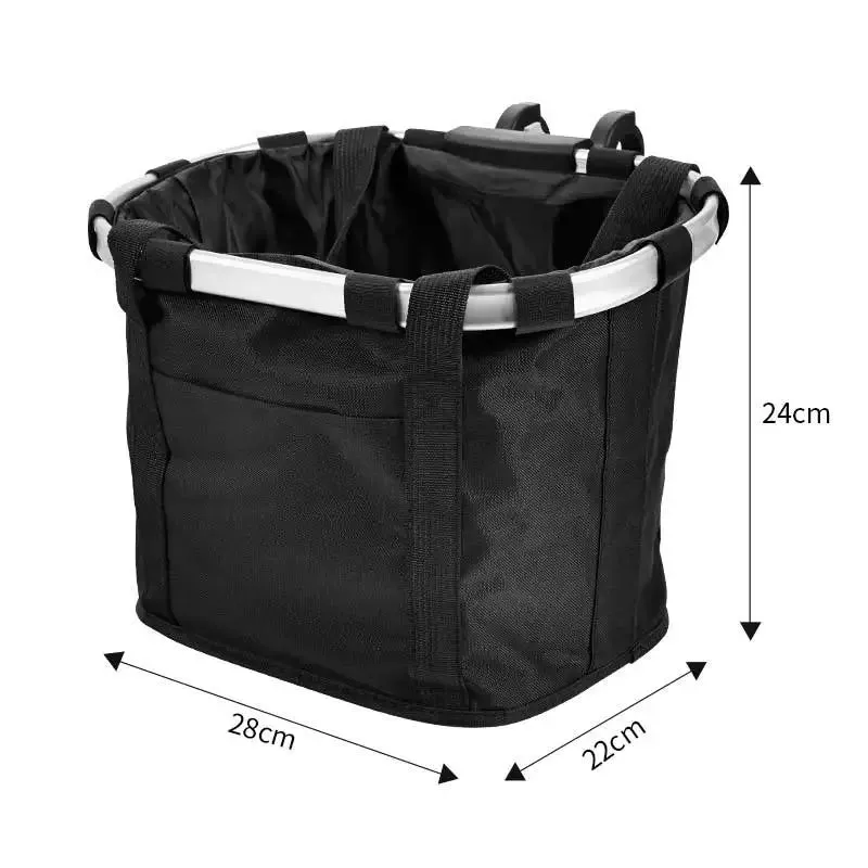 2-in-1 Detachable Small Pet Bike Basket Carrier