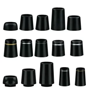 2 pcs golf club ferrules for .335 wood shafts - all sizes and colours