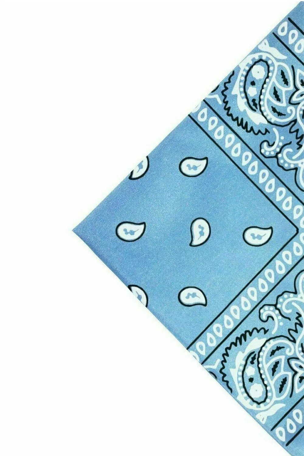 25 Pack Premium Paisley Bandana Headbands