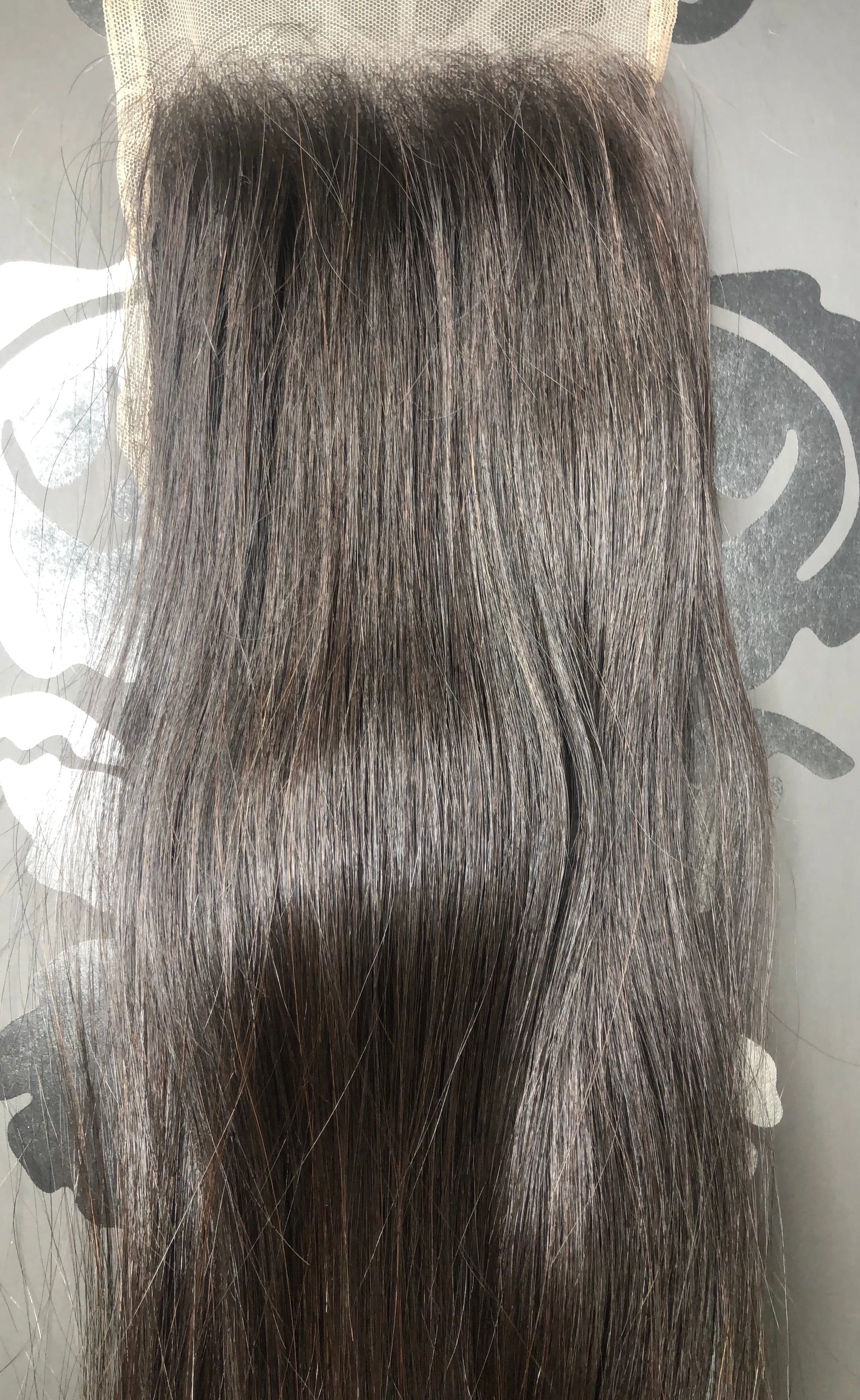 4x4 HD Closure 14in Straight Signature D’ Luxe