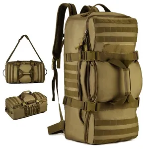 60L Molle Multifunctional Man Duffle Backpack