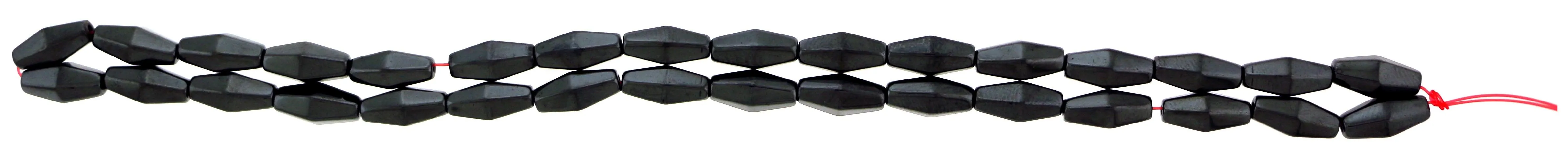 6X12mm Magnetic Hematite Double Cone Mh29