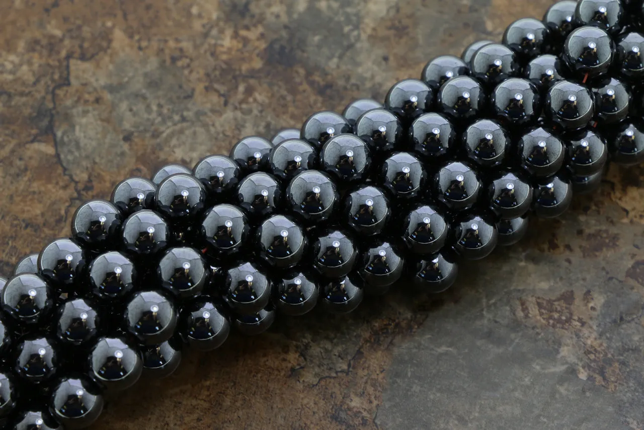 9mm Magnetic Hematite Rounds Mh68
