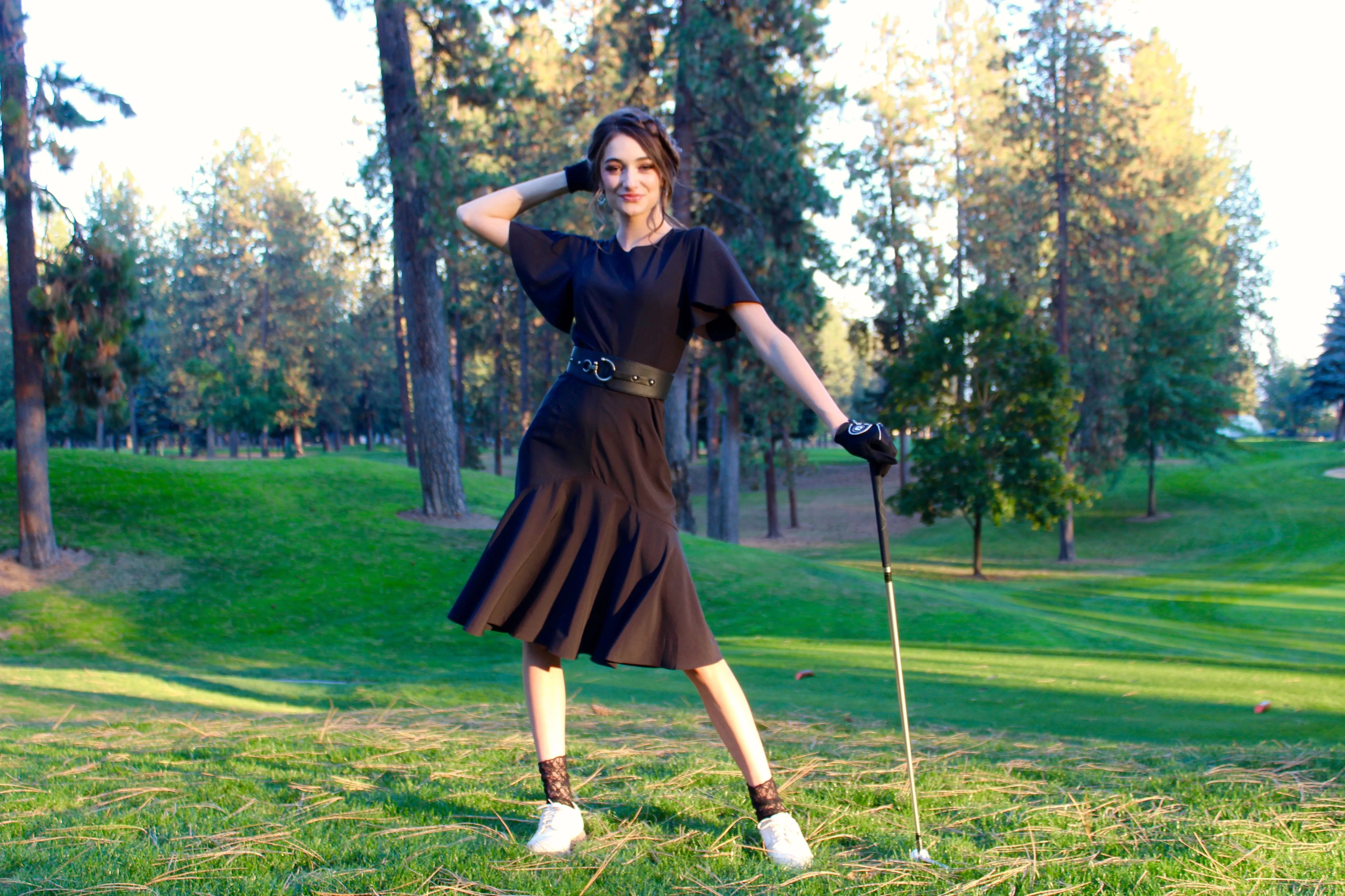 Ace-High Dress with Belt