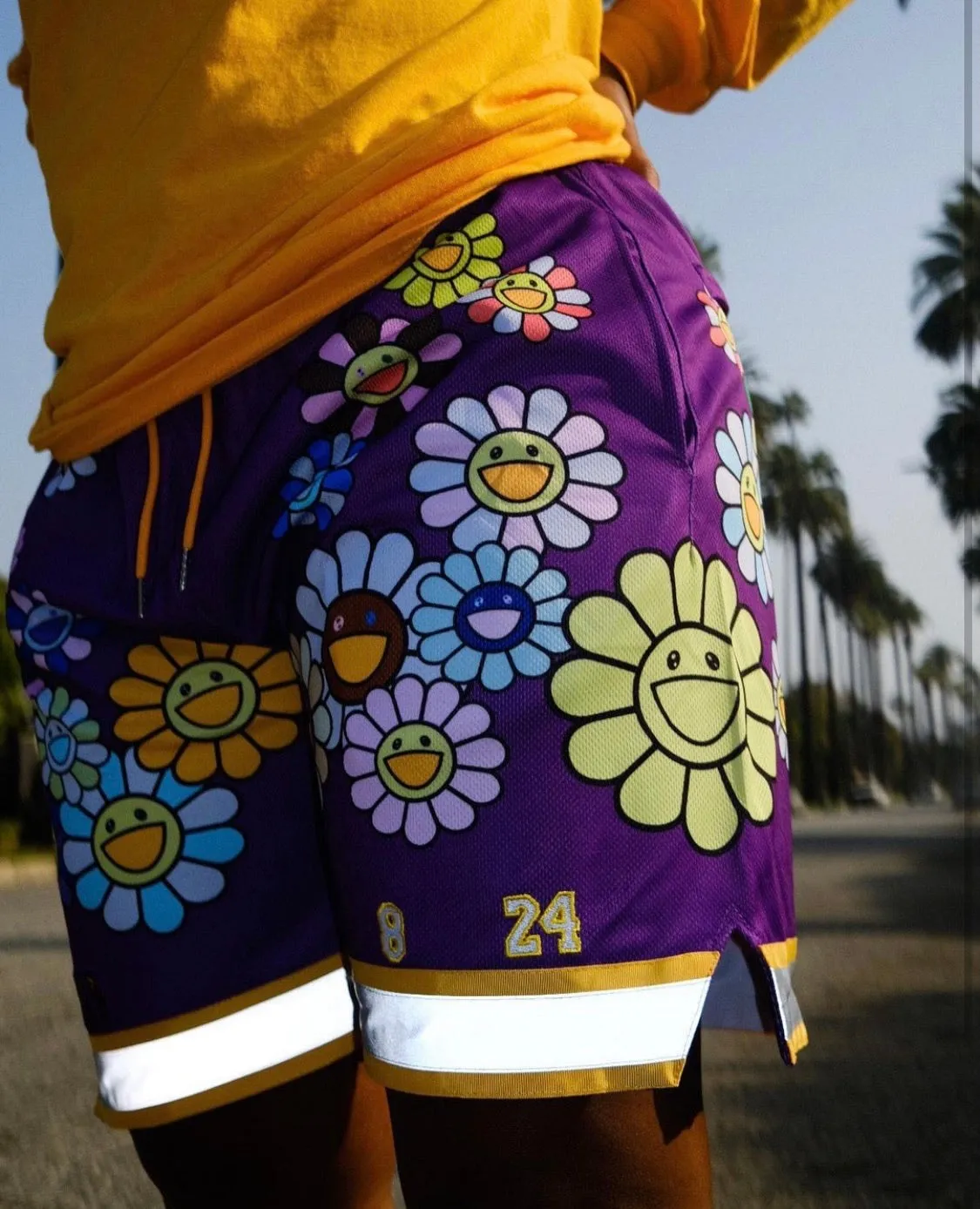 Alternate Showtime LA x Murakami Reflective Basketball Shorts (Pre-order)