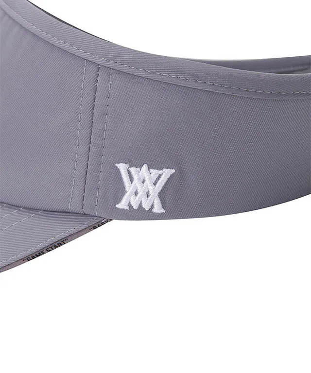 ANEW Golf: New Logo Basic Sun Visor (Men) - Gray