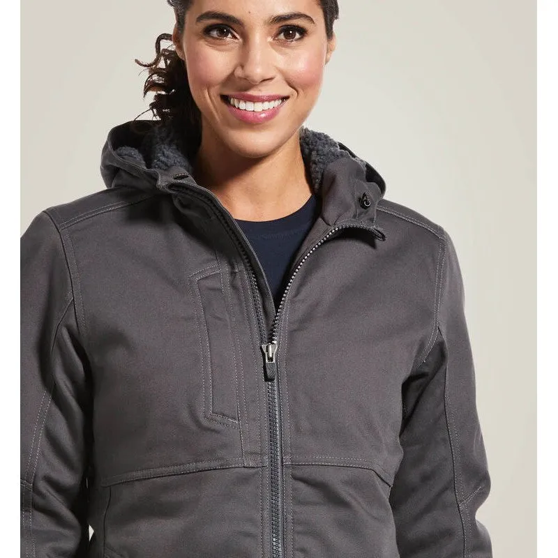 Ariat Women's Rebar DuraCanvas Insulated Jacket Grey - 10032917