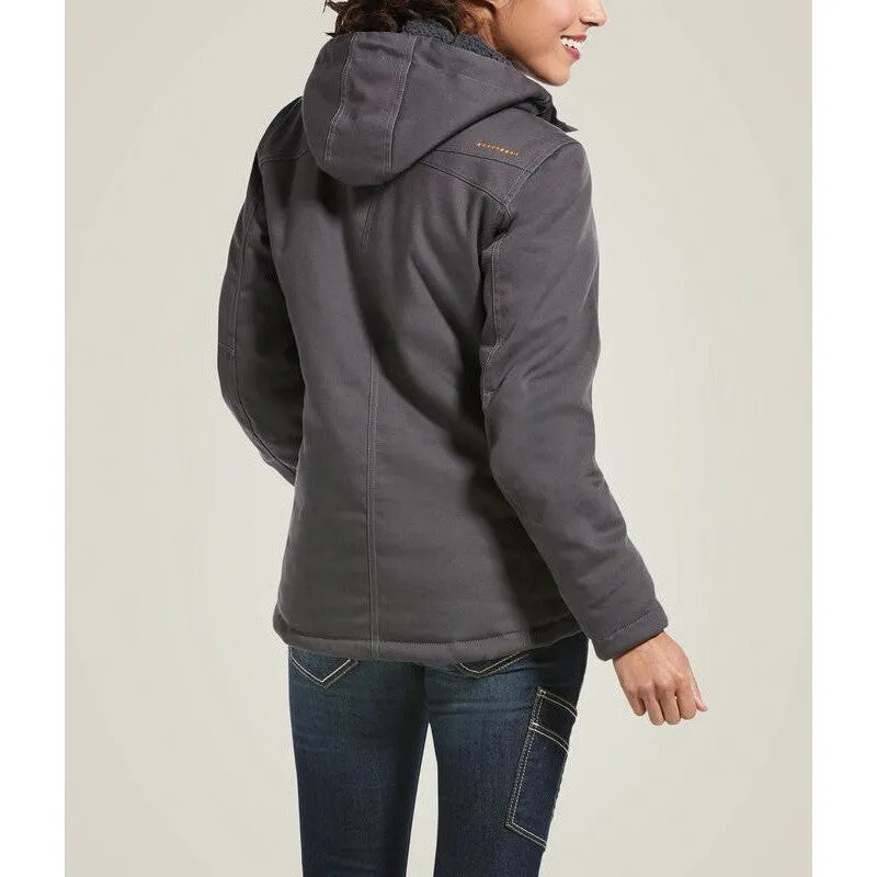 Ariat Women's Rebar DuraCanvas Insulated Jacket Grey - 10032917