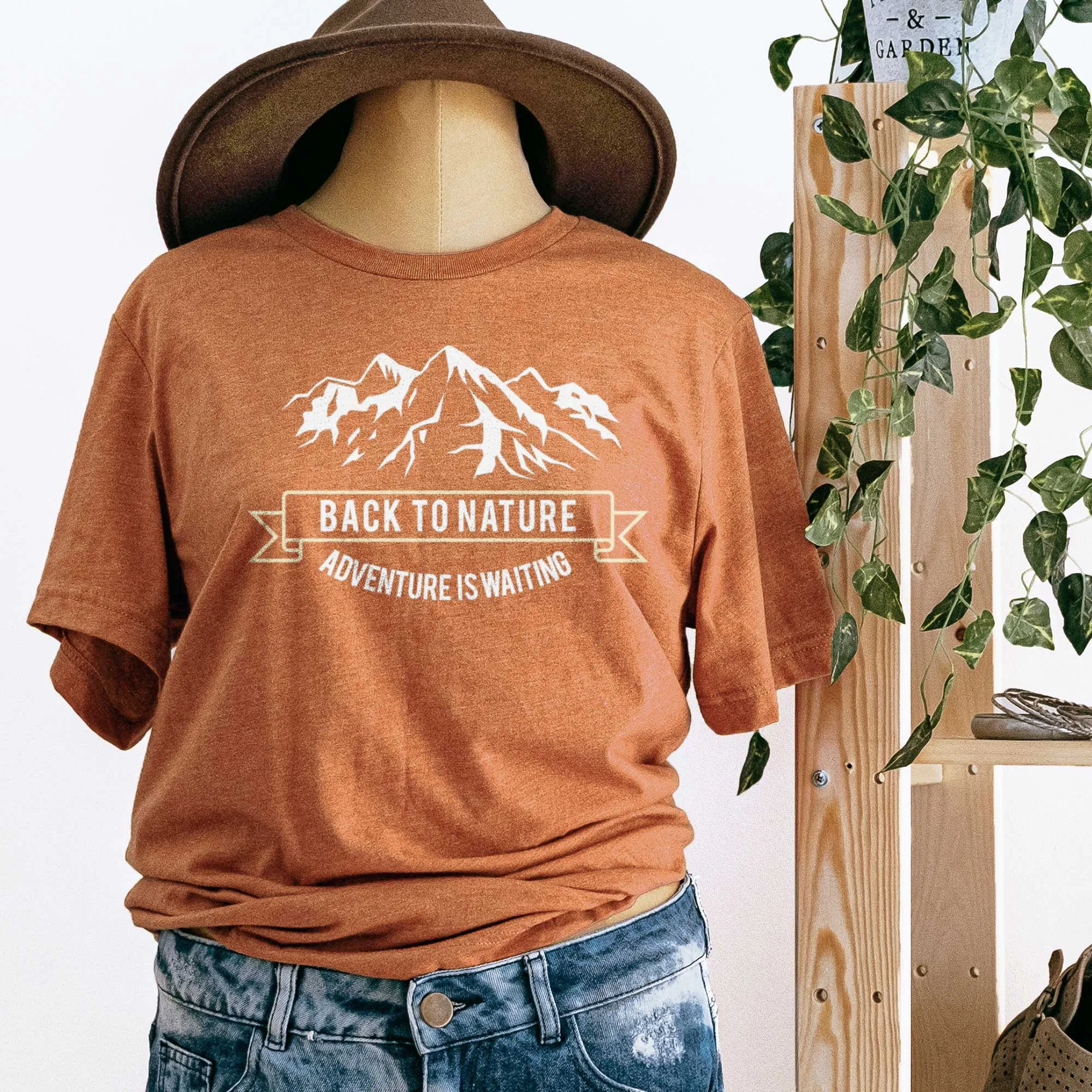 Back to Nature - Adult Unisex Jersey Crew Tee