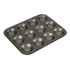 Bakemaster Perfect Crust 12 Cup Shallow Baking Pan 32 x 24cm