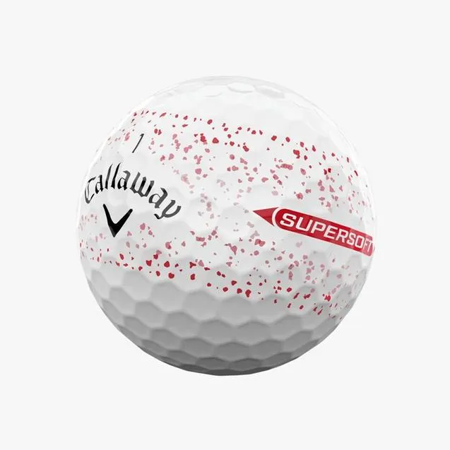 BALLE CALLAWAY SUPERSOFT SPLATTER 25