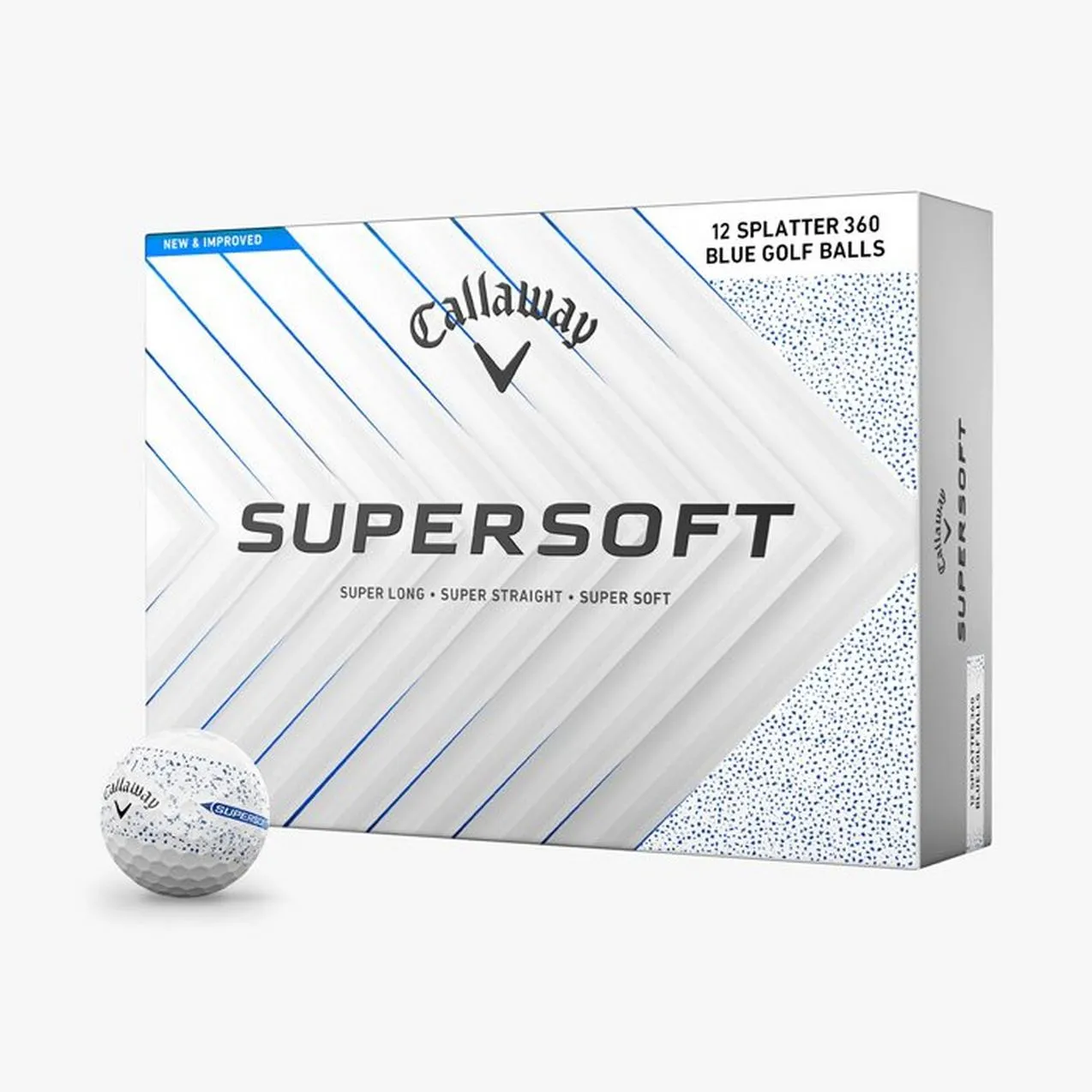 BALLE CALLAWAY SUPERSOFT SPLATTER 25