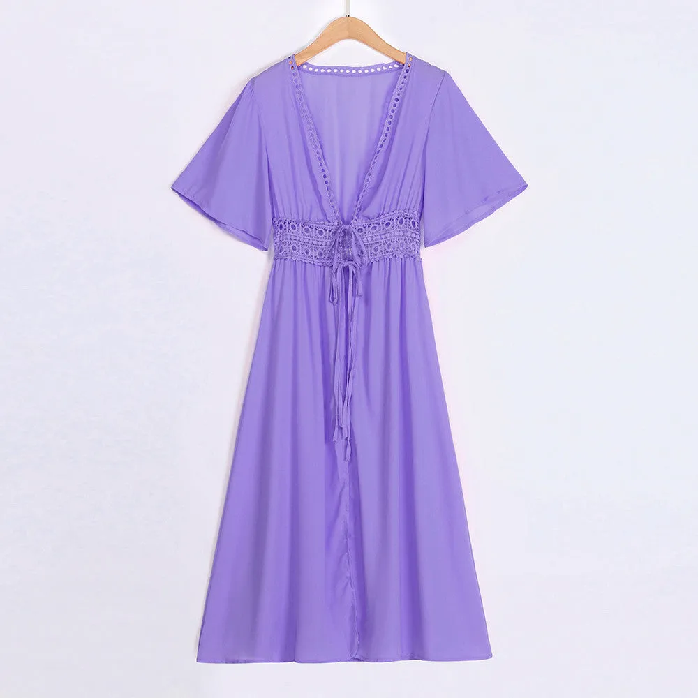 Beach Favorite Dress | Women Bikini Swimwear Cover Up Cardigan