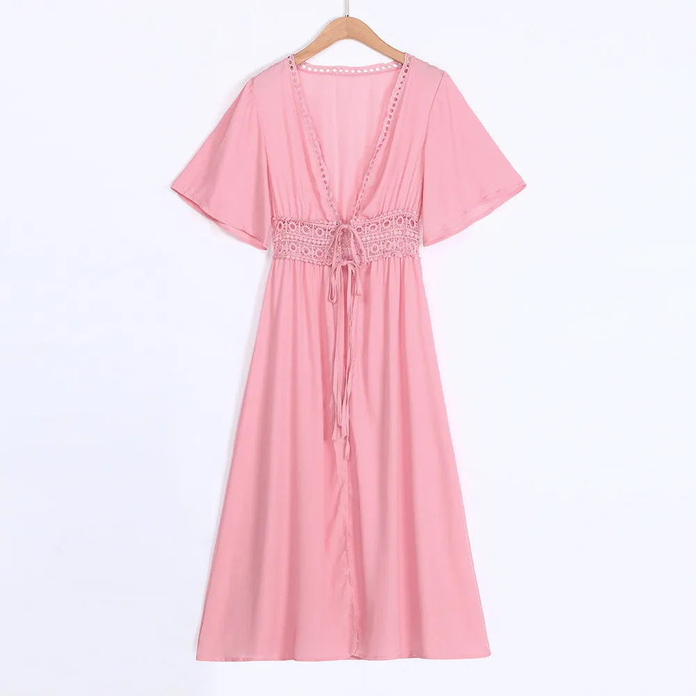 Beach Favorite Dress | Women Bikini Swimwear Cover Up Cardigan
