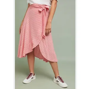 Beachgold x Anthropologie Surfrider Striped Wrap Skirt Small