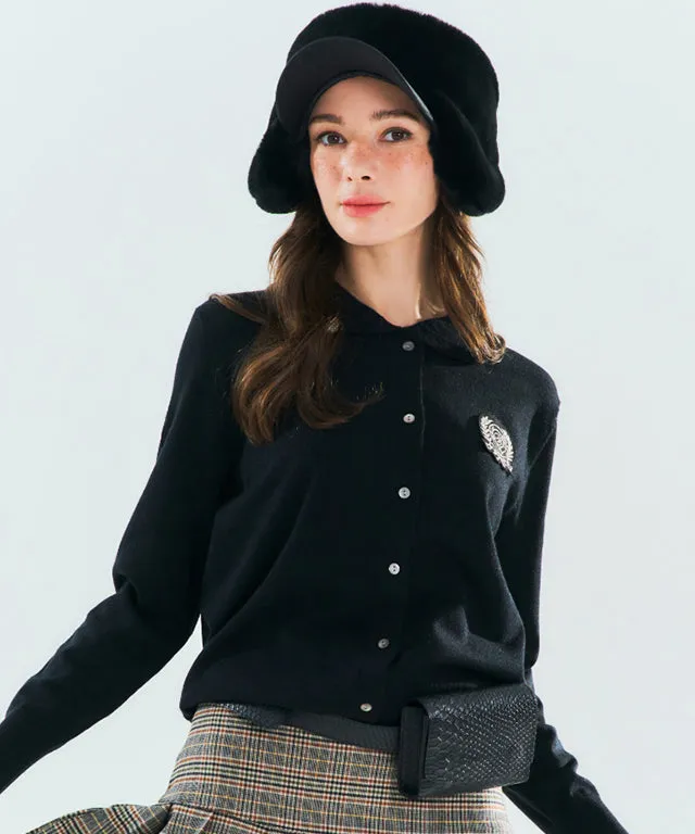 BENECIA 12 Riff Wafen Cardigan - Black