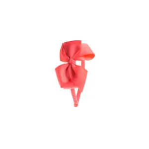 Big Bow Hairband Coral