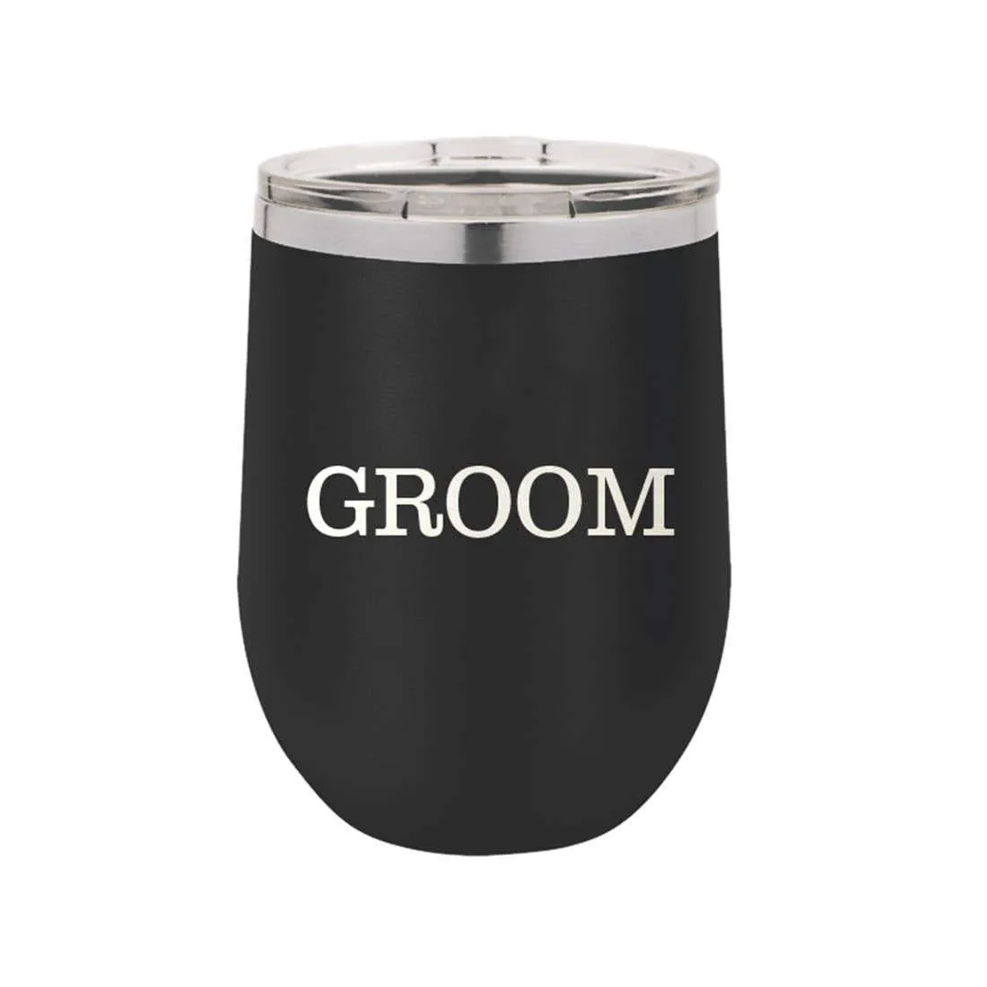 Black Groom 12oz Insulated Tumbler
