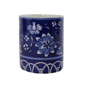 Blue Garden Utensil Holder - 6.1 xx6.1 x7.4