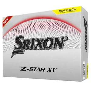 Bolas de golf amarillas Srixon Z Star XV, paquete de 12