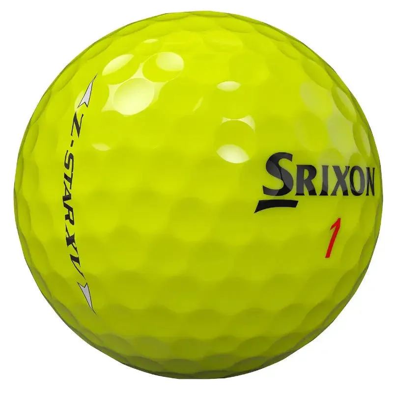 Bolas de golf amarillas Srixon Z Star XV, paquete de 12