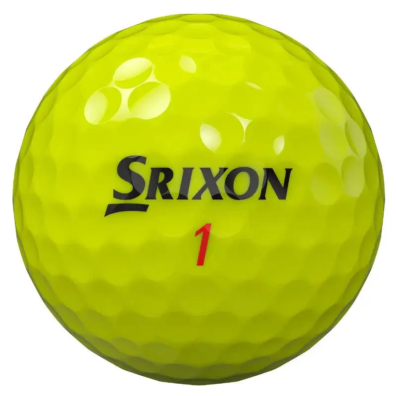 Bolas de golf amarillas Srixon Z Star XV, paquete de 12