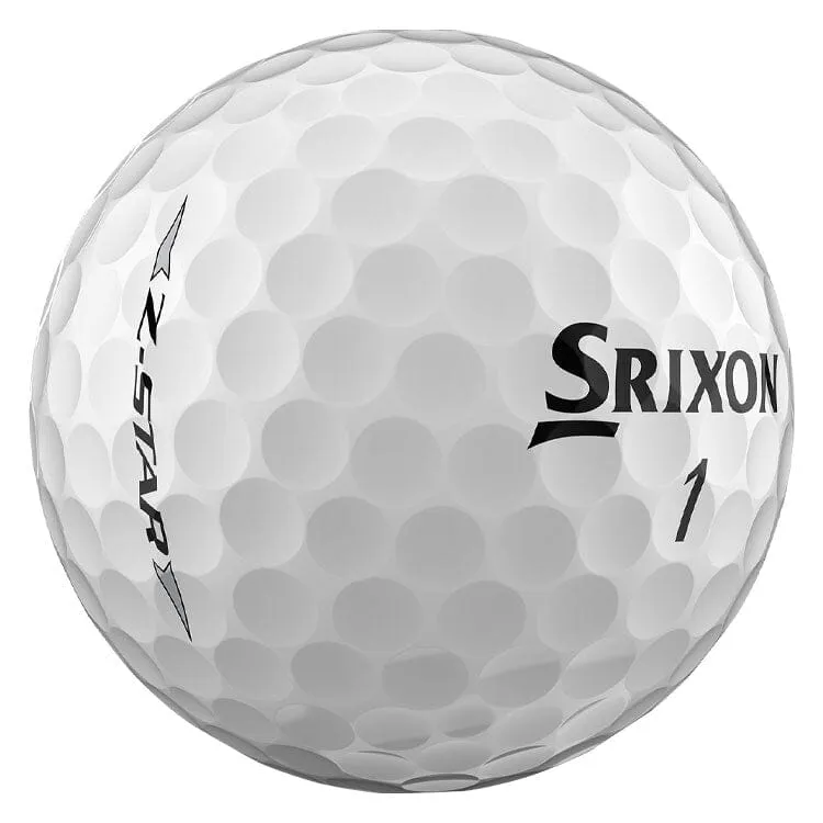 Bolas de golf Srixon Z Star blancas, paquete de 12