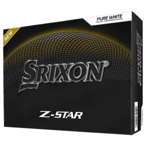 Bolas de golf Srixon Z Star blancas, paquete de 12