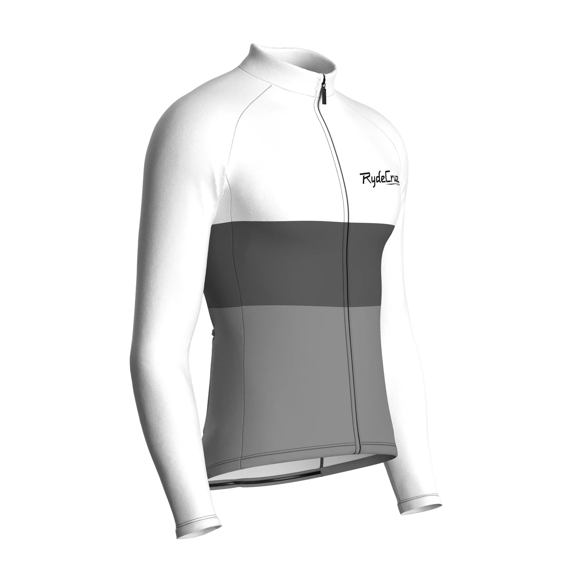 Bold Stride | White Male Long Sleeves Jersey