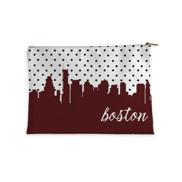 Boston, Massachusetts polka dot skyline