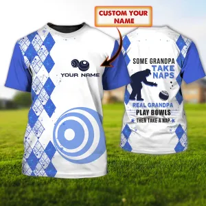 Bowls - Personalized Name 3D T-Shirt - Nmd 98