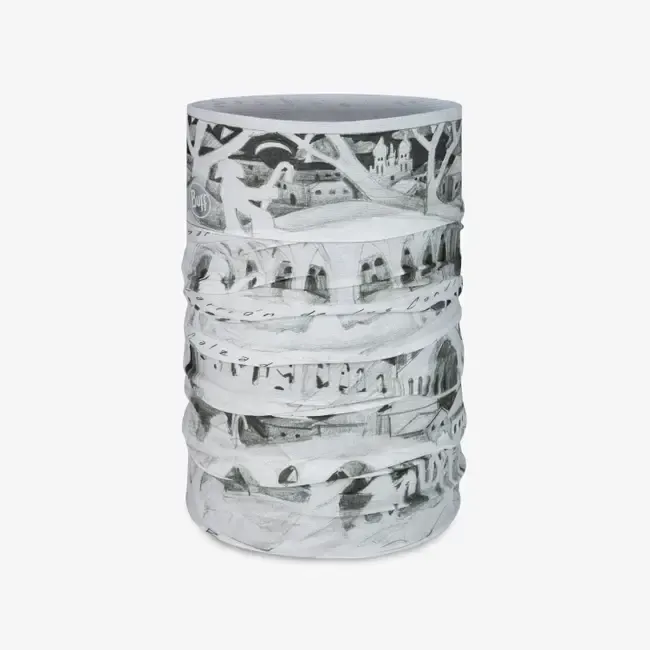 BUFF® CoolNet UV Neckwear - Camino De Santiago Recuerdos Grey