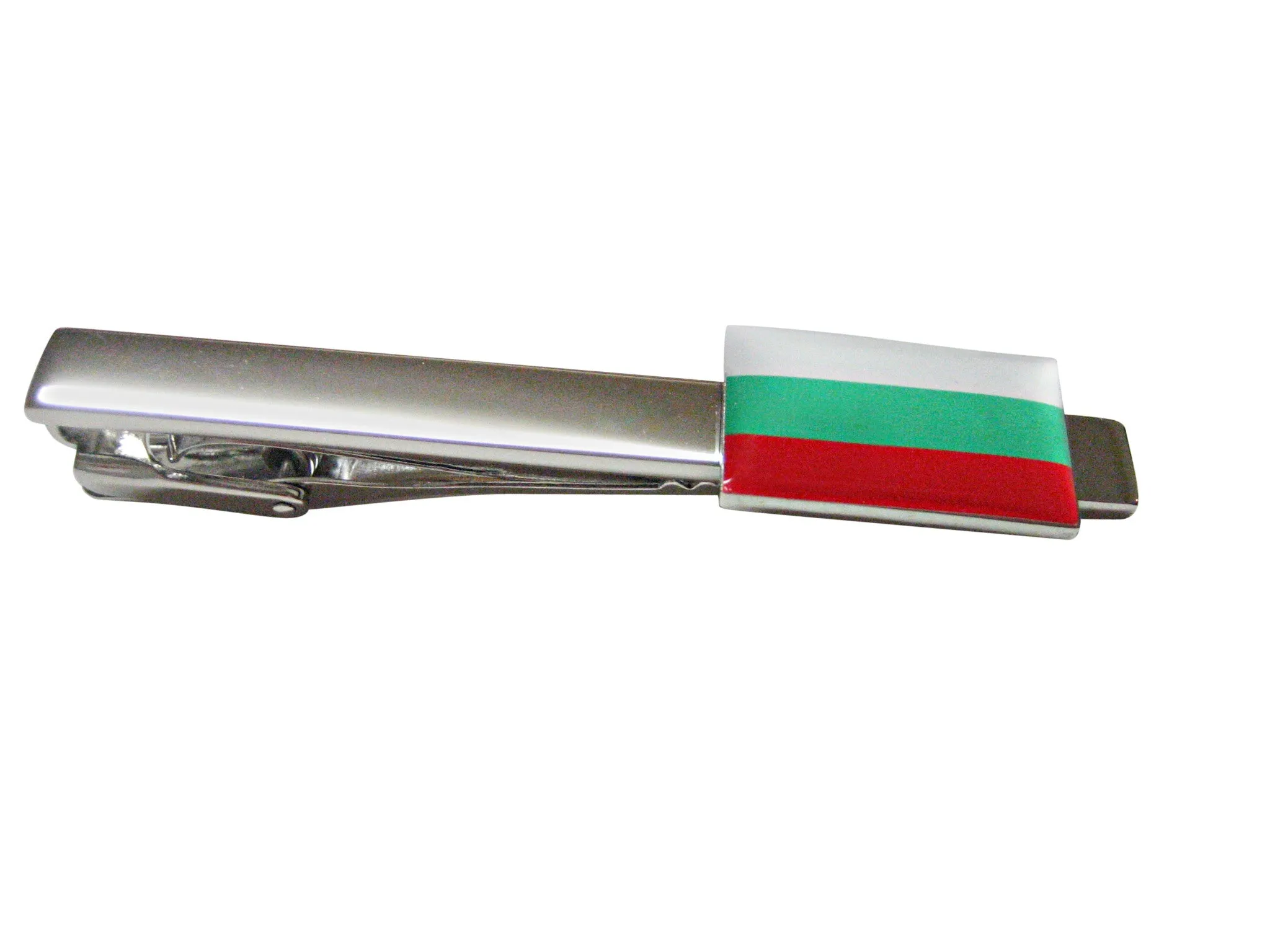 Bulgaria Flag Square Tie Clip