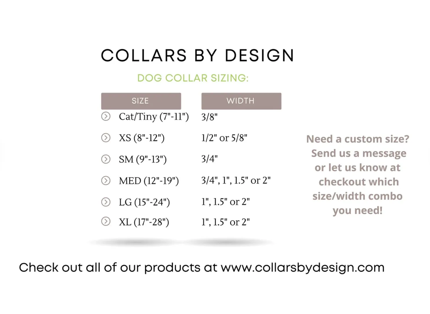 Caddie Dog Collar