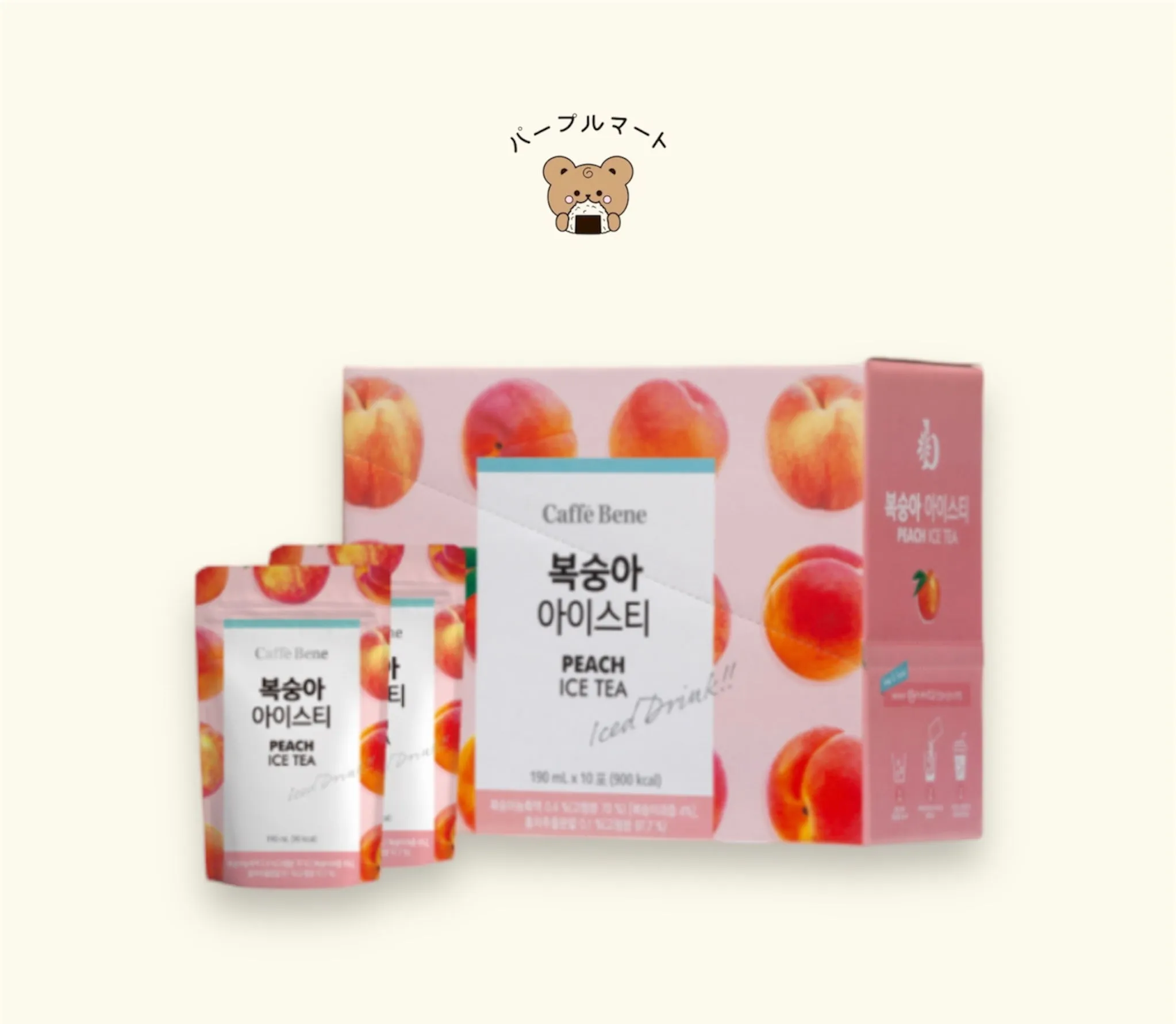 Caffebene Peach Ice Ade 190ML