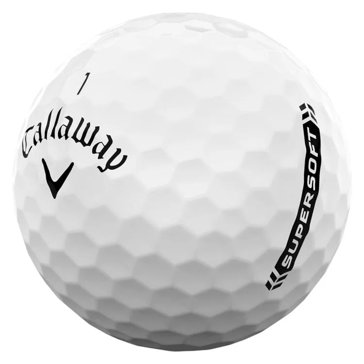 Callaway 2023 Supersoft White Golf Balls 12Pk
