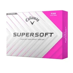 Callaway 2025 Supersoft Pink Golf Balls 12Pk