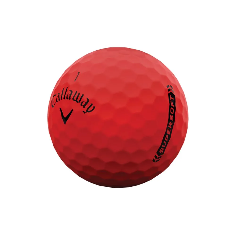 Callaway Super Soft Golf Balls - Red