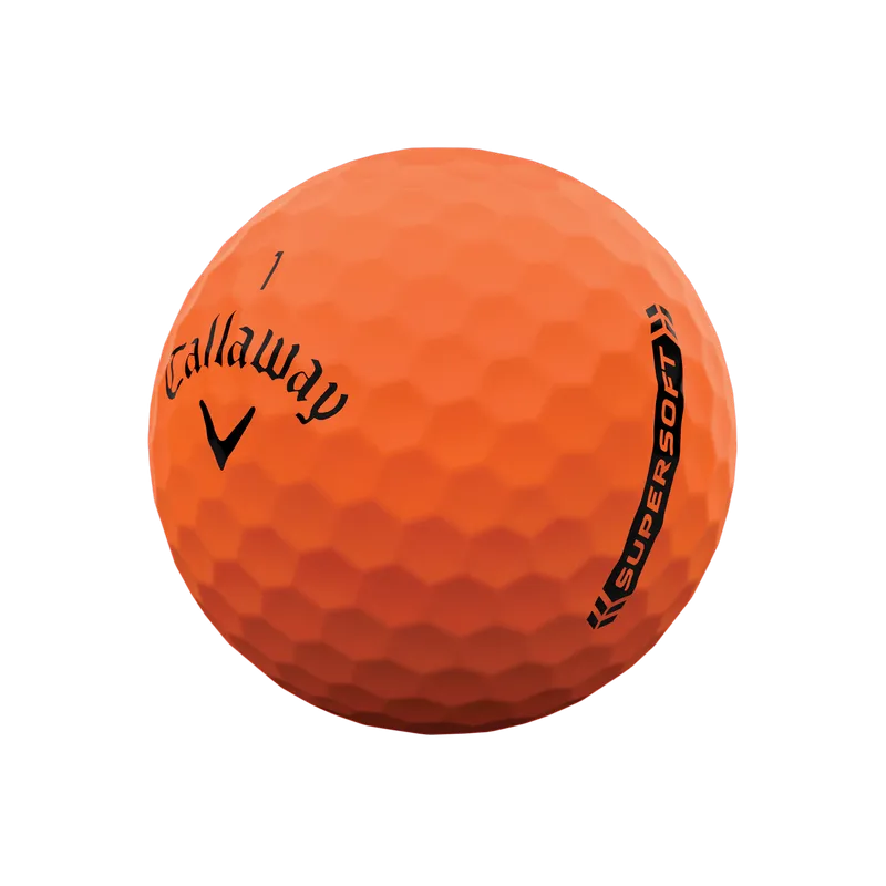 Callaway Supersoft Golf Balls Orange - One Dozen