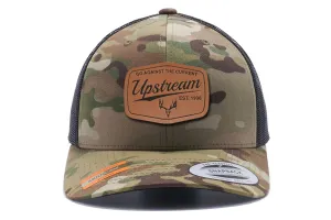 CAMO/BLACK UPSTREAM HAT