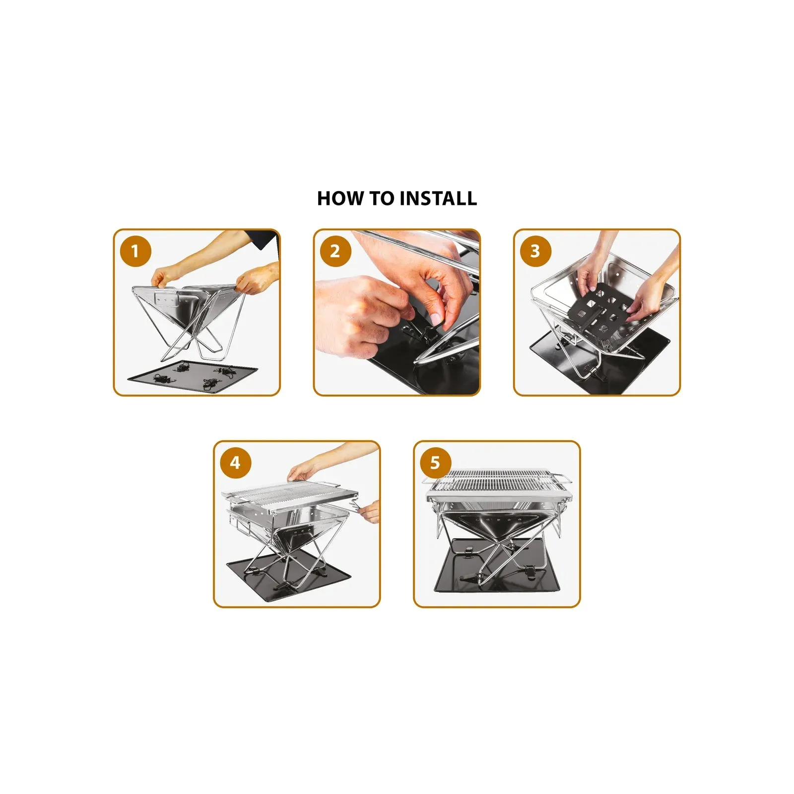 Camouflage Gas Picnic Folding Grill